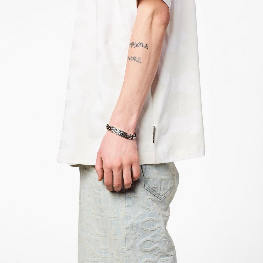 Marc Jacobs Barcode Monogram ID Chain Naramky Damske Strieborne | UNIF-42678