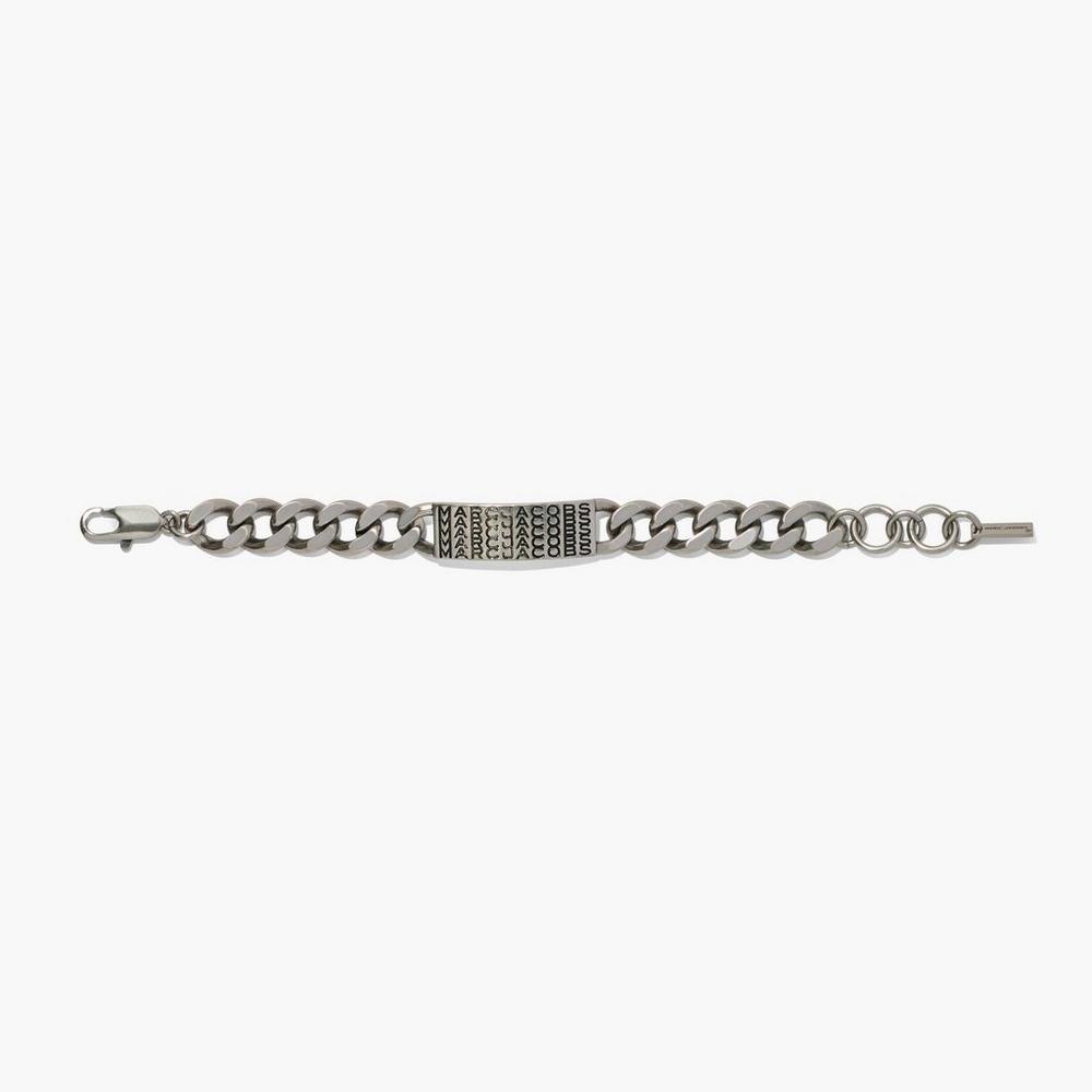 Marc Jacobs Barcode Monogram ID Chain Naramky Damske Strieborne | UNIF-42678