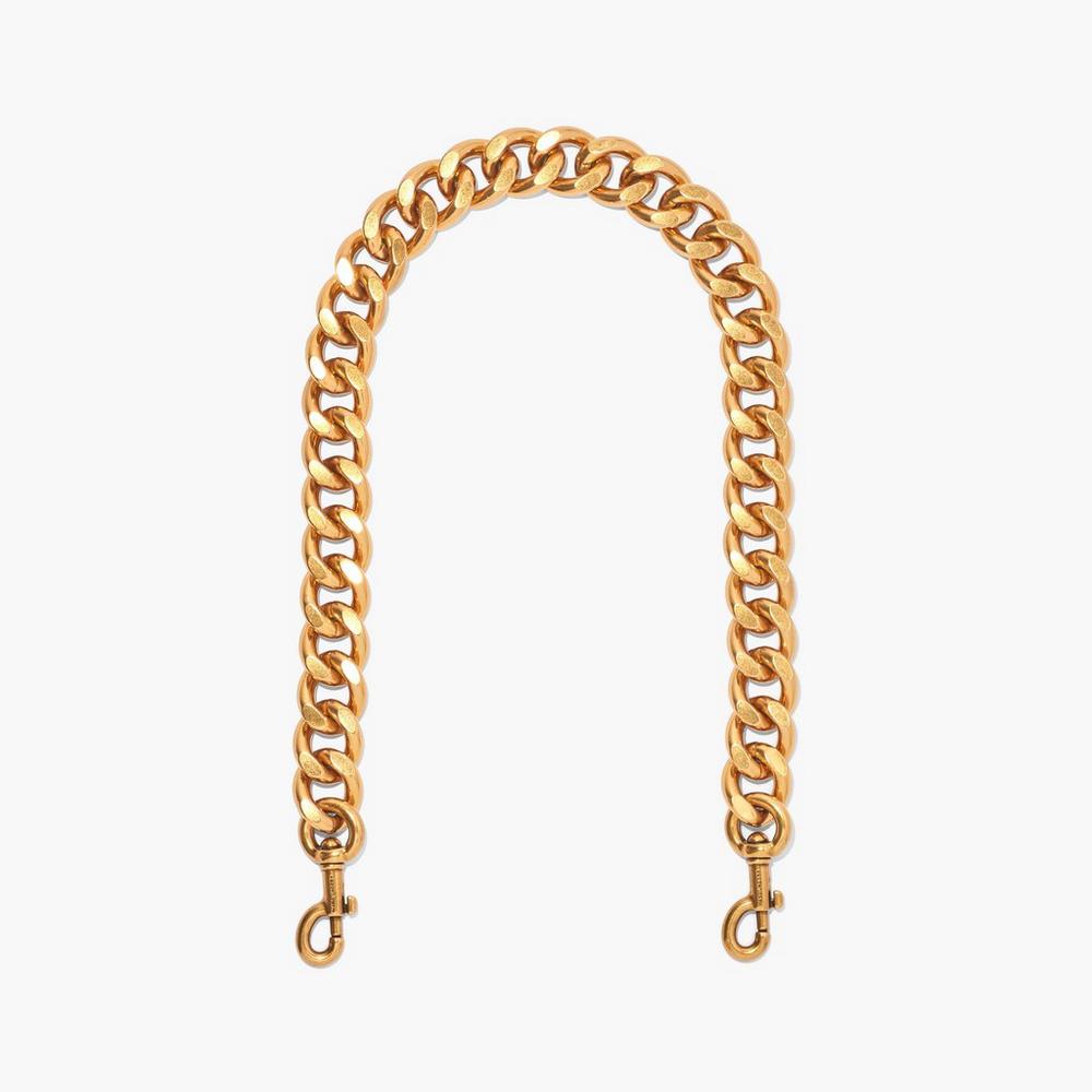 Marc Jacobs Chainlink Shoulder Strap Damske Zlate | DNVC-69735