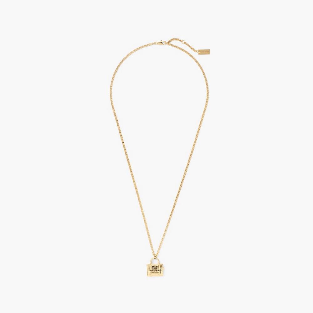 Marc Jacobs Charm Náhrdelník Damske Svetlo Zlate | FKDW-46501