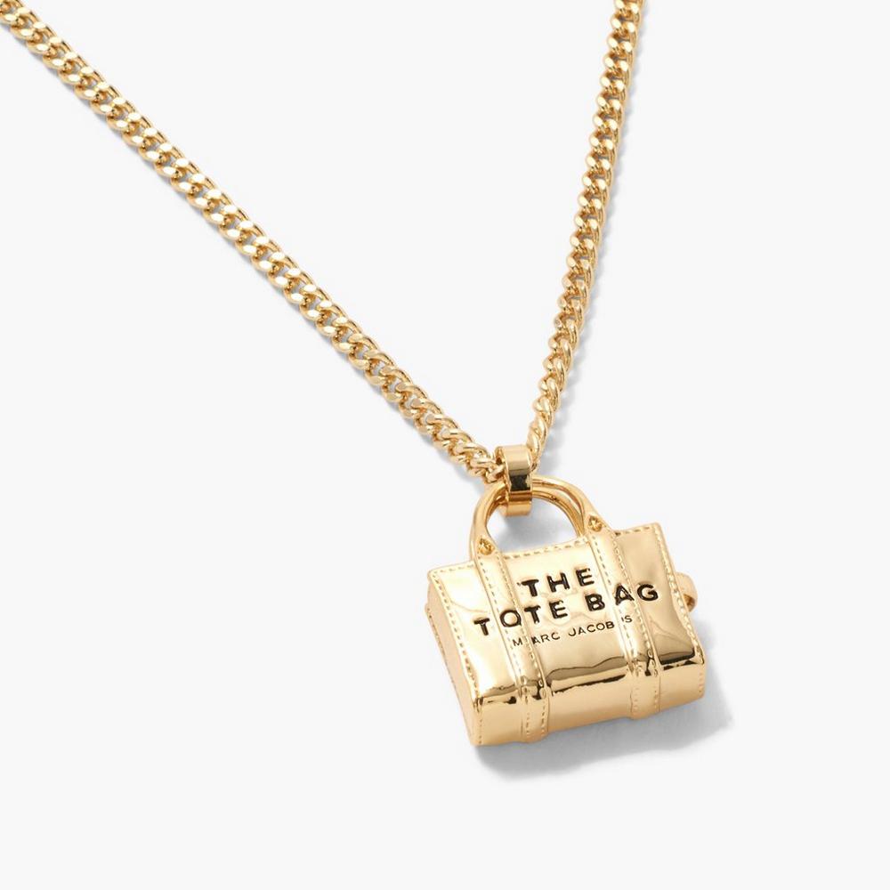 Marc Jacobs Charm Náhrdelník Damske Svetlo Zlate | FKDW-46501