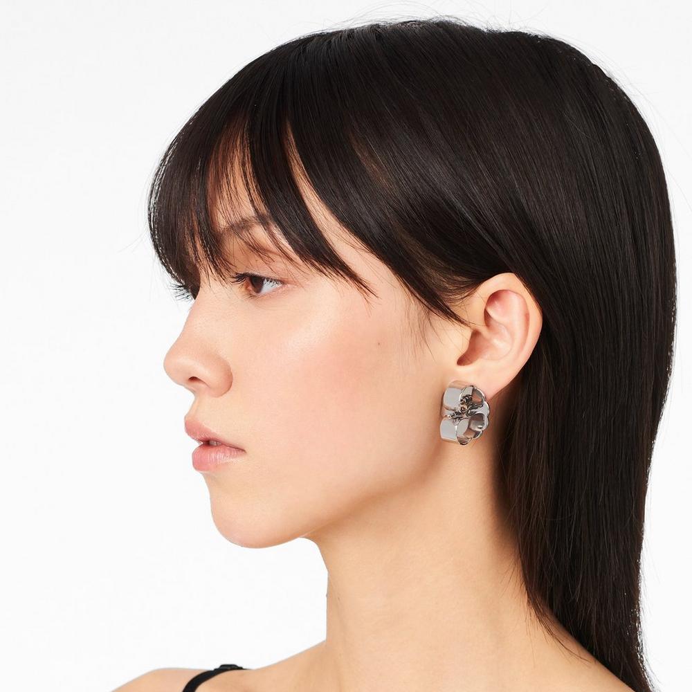 Marc Jacobs Charmed Heart Studs Nausnice Damske Strieborne | IGFE-86914