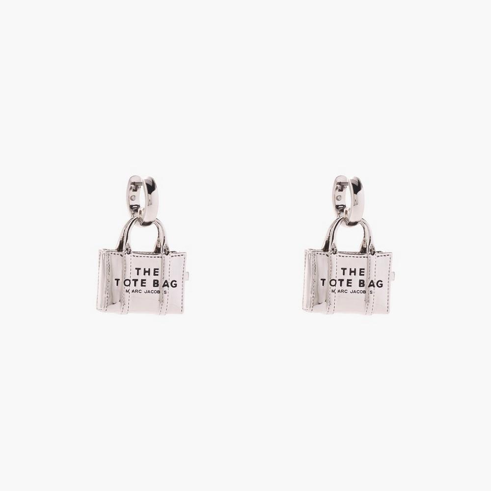 Marc Jacobs Charms Nausnice Damske Svetlo Strieborne | VQIH-78216