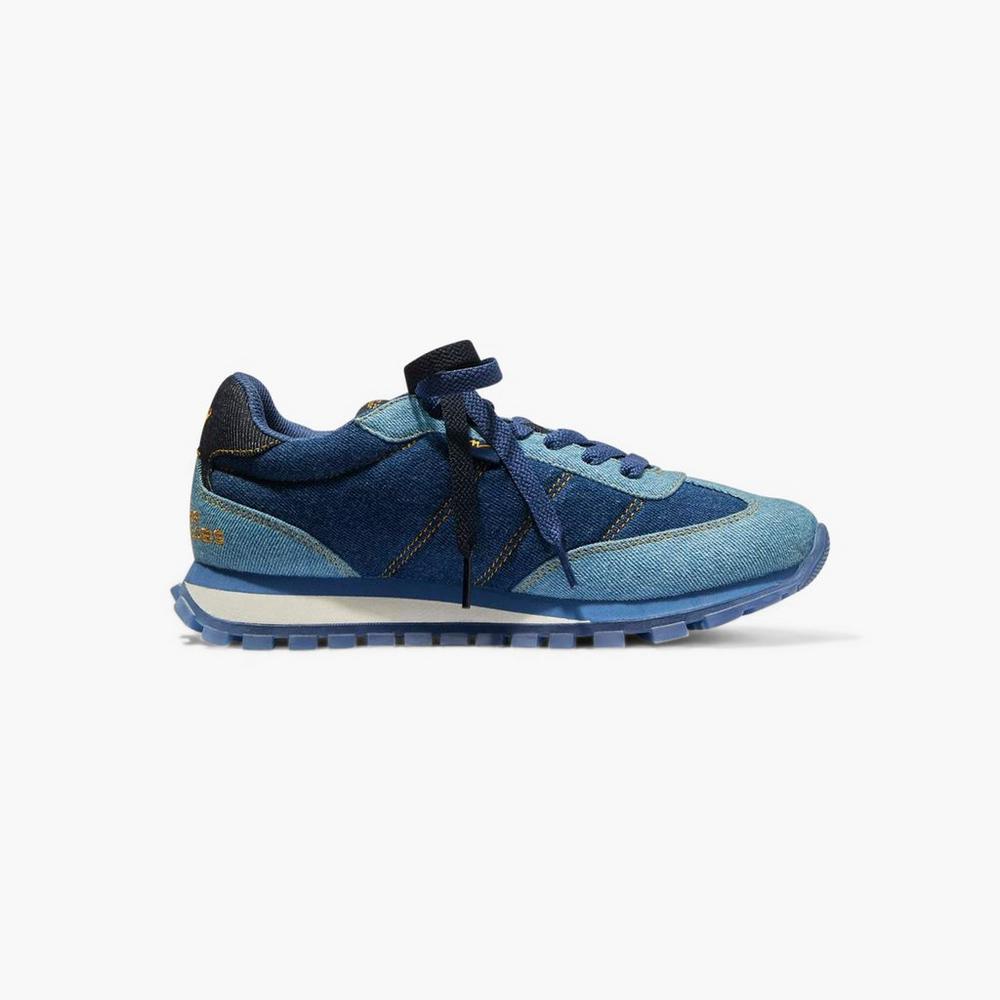Marc Jacobs Denim Jogger Tenisky Damske Modre Viacfarebný | TLGB-78691