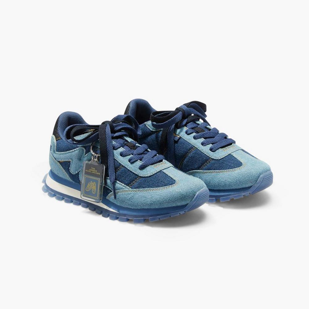 Marc Jacobs Denim Jogger Tenisky Damske Modre Viacfarebný | TLGB-78691