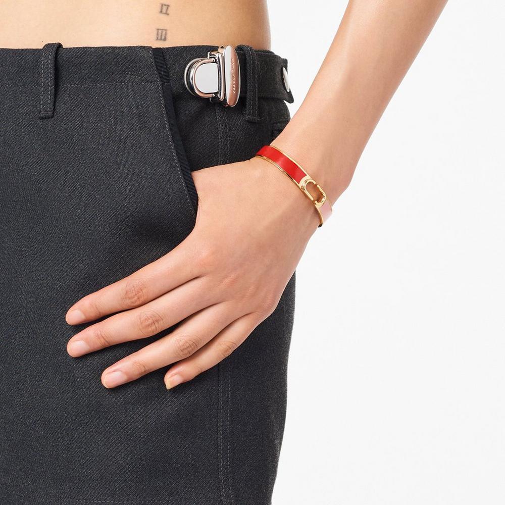 Marc Jacobs Hinge Naramky Damske Červené Viacfarebný Zlate | LNFW-94817