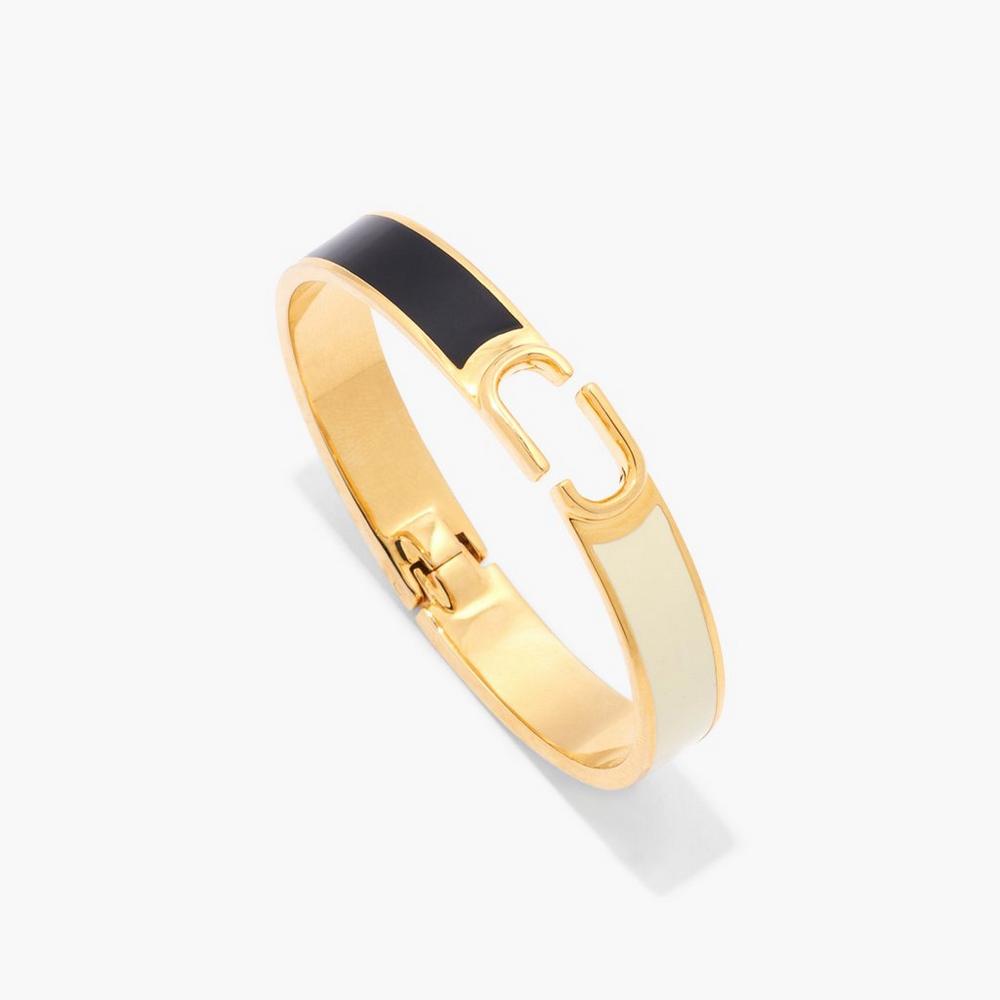 Marc Jacobs Hinge Naramky Damske Čierne Zlate | ATWG-04189