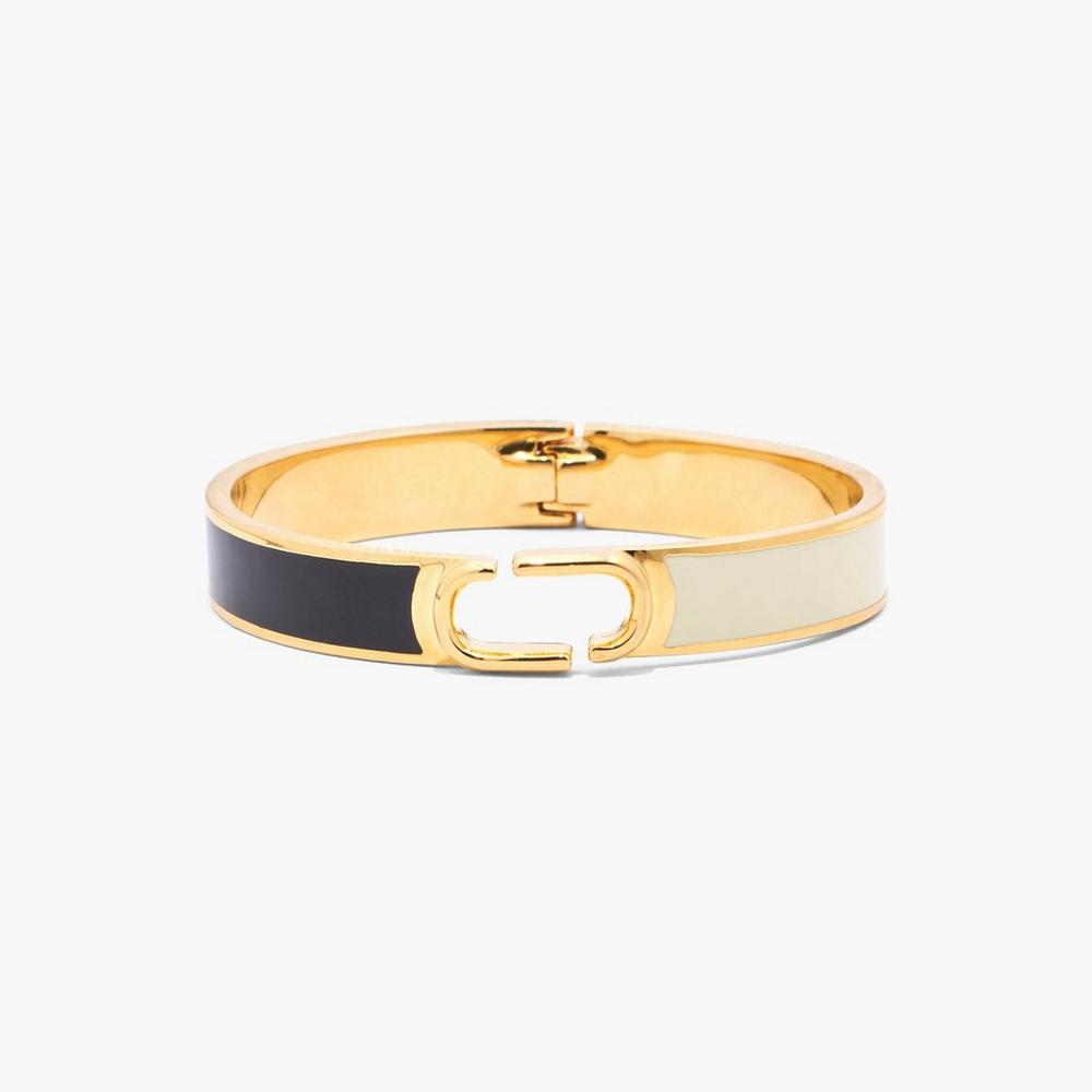Marc Jacobs Hinge Naramky Damske Čierne Zlate | ATWG-04189