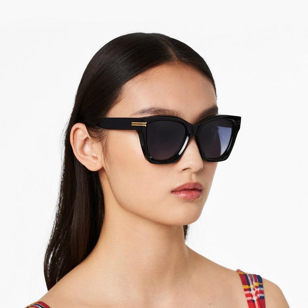 Marc Jacobs Icon Edge Oversized Square Slnecne Okuliare Damske Čierne | QWTS-39506