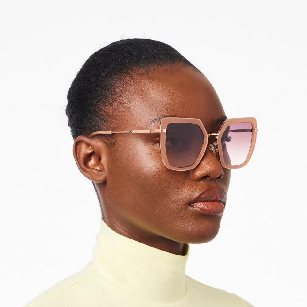 Marc Jacobs Icon Oversized Butterfly Slnecne Okuliare Damske Zlate | DERT-70852