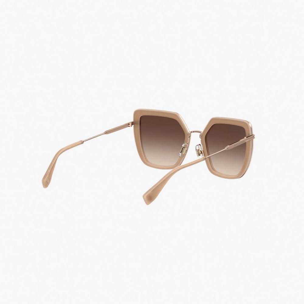 Marc Jacobs Icon Oversized Butterfly Slnecne Okuliare Damske Zlate | DERT-70852