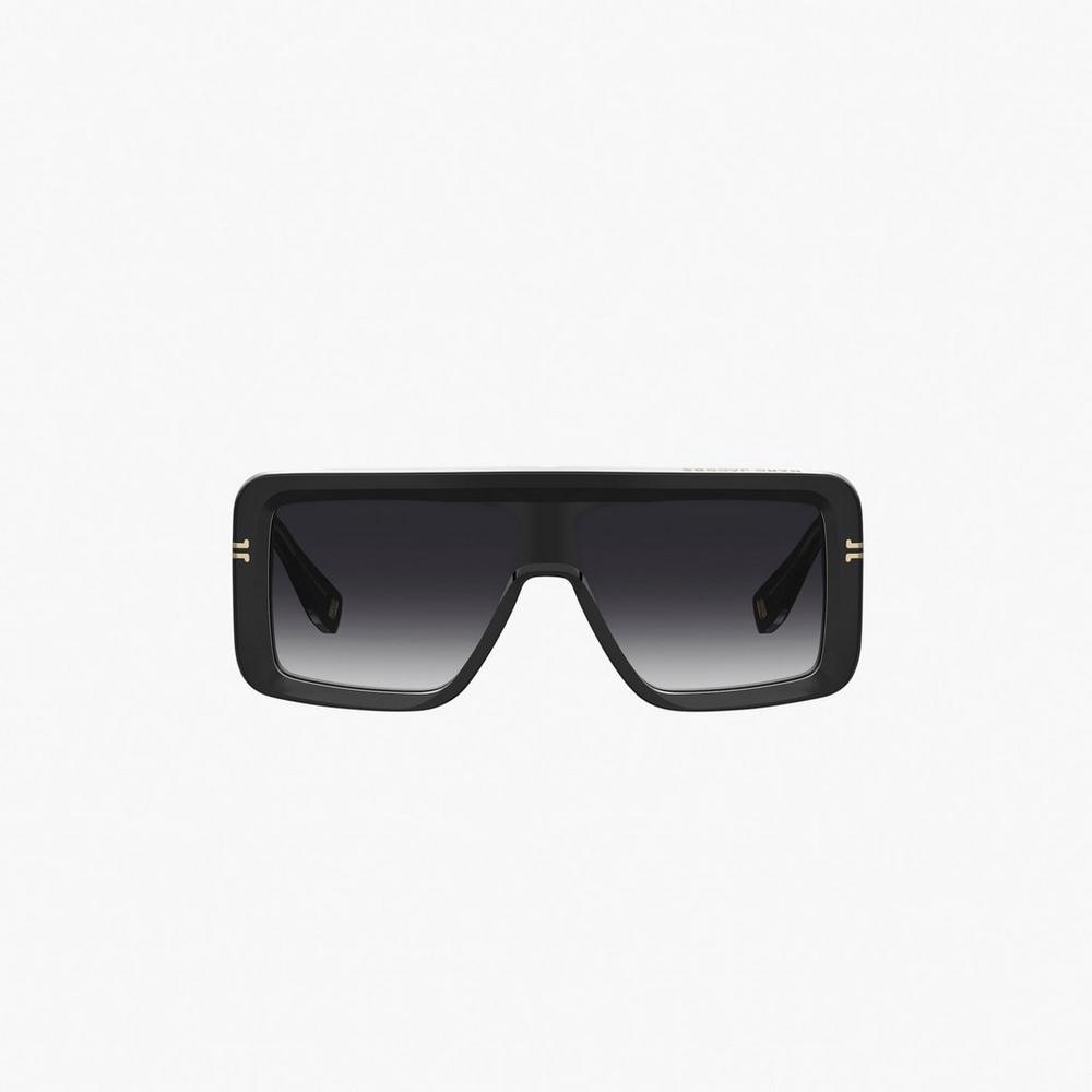 Marc Jacobs Icon Rectangular Slnecne Okuliare Damske Čierne | BIDL-74612