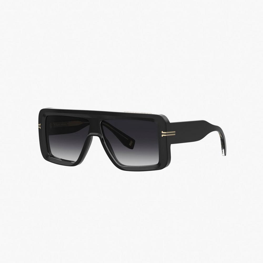 Marc Jacobs Icon Rectangular Slnecne Okuliare Damske Čierne | BIDL-74612