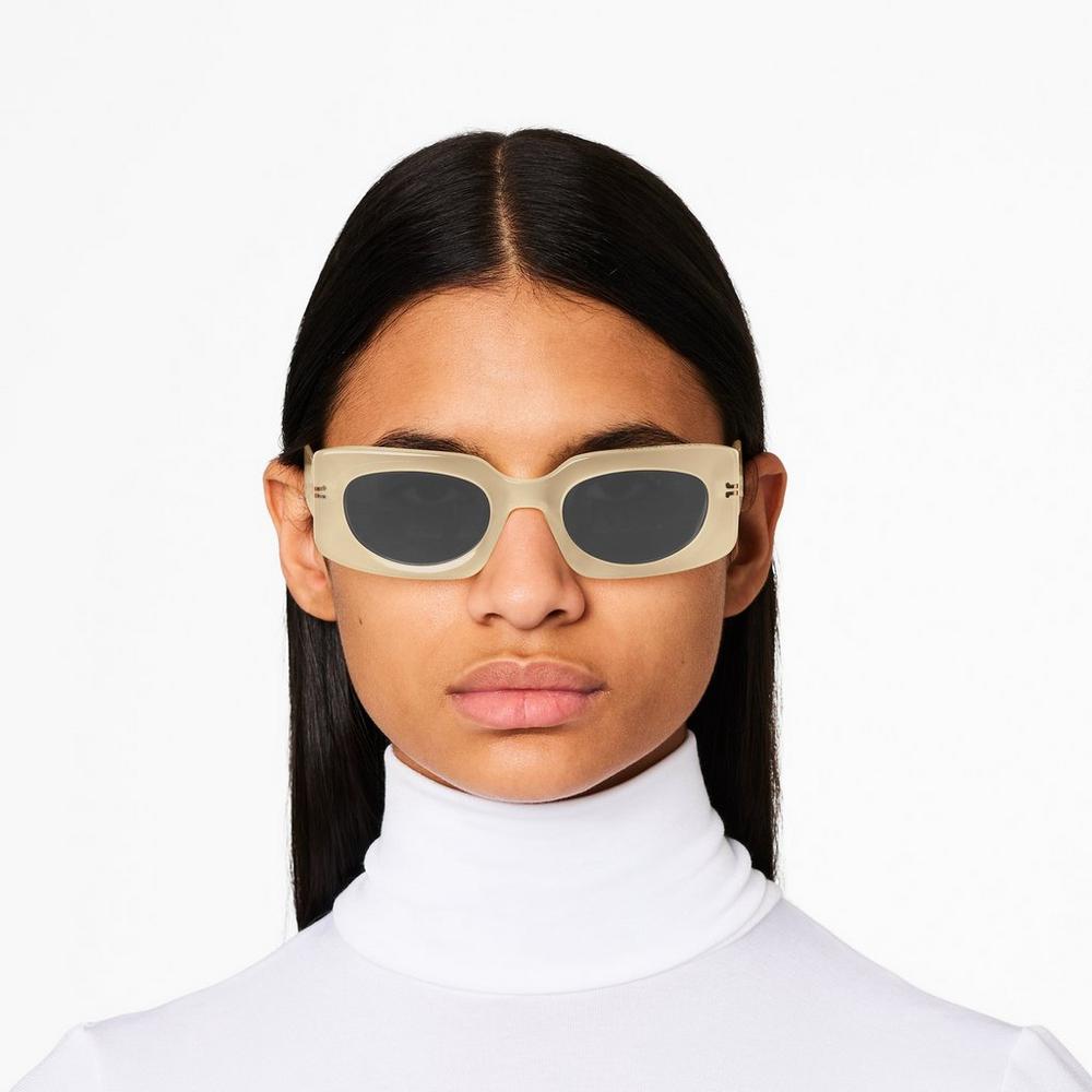 Marc Jacobs Icon Rectangular Slnecne Okuliare Damske Žlté | HSPG-54296
