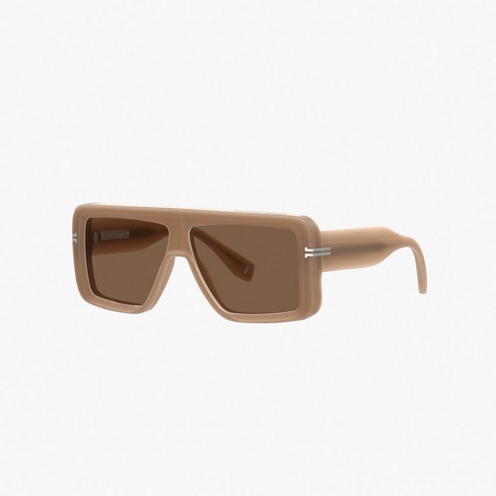 Marc Jacobs Icon Rectangular Slnecne Okuliare Damske Hnede | MQAZ-08675