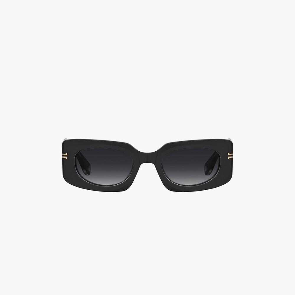Marc Jacobs Icon Rectangular Slnecne Okuliare Damske Čierne | PUEQ-18247