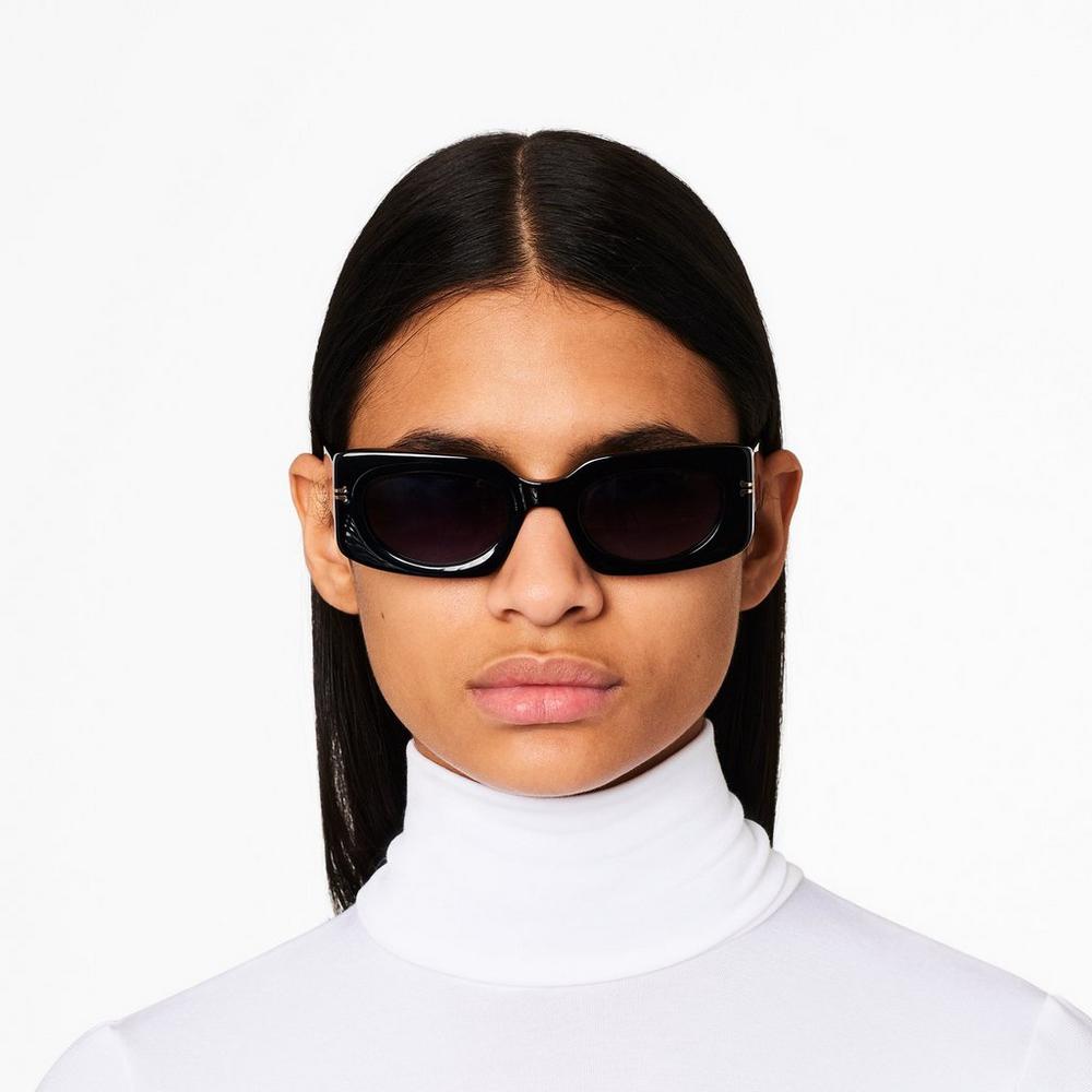 Marc Jacobs Icon Rectangular Slnecne Okuliare Damske Čierne | PUEQ-18247