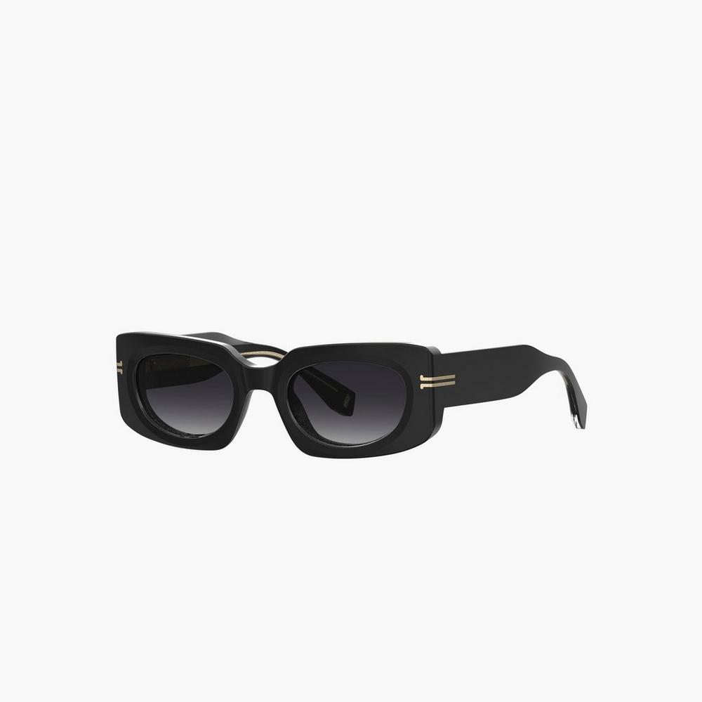 Marc Jacobs Icon Rectangular Slnecne Okuliare Damske Čierne | PUEQ-18247