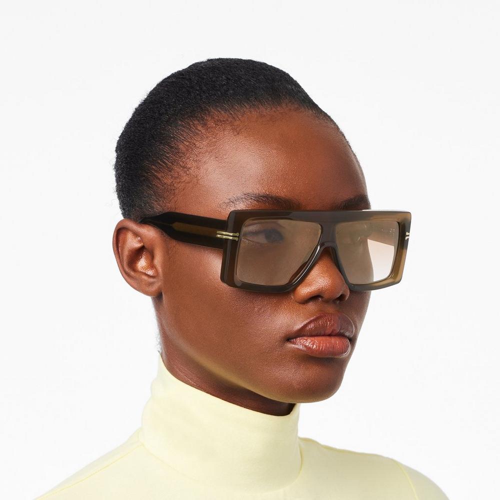 Marc Jacobs Icon Rectangular Slnecne Okuliare Damske Olivovo Zelená | PXWO-10936