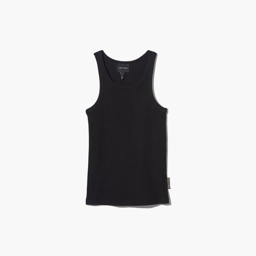 Marc Jacobs Icon Rib Tank Tielko Damske Čierne | UDPN-30895