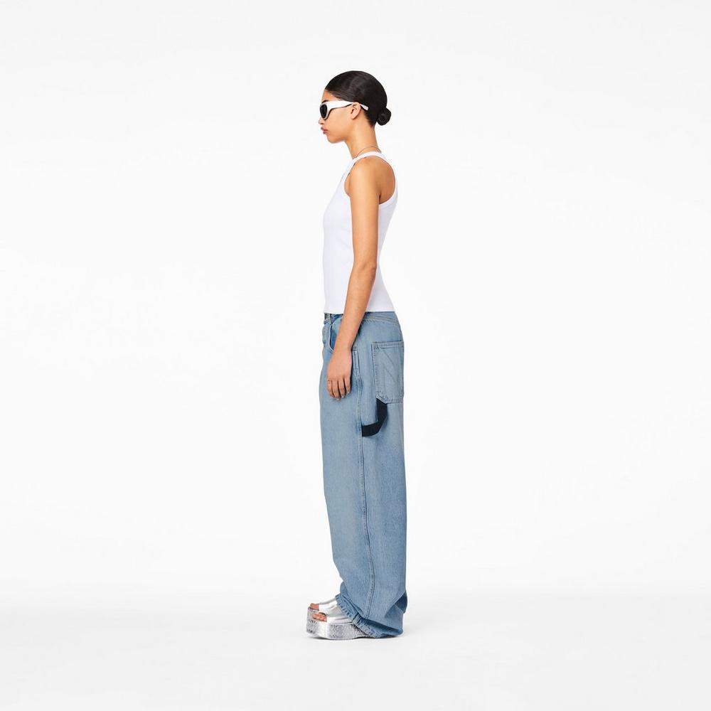 Marc Jacobs Icon Rib Tank Tielko Damske Biele | VTPF-54812