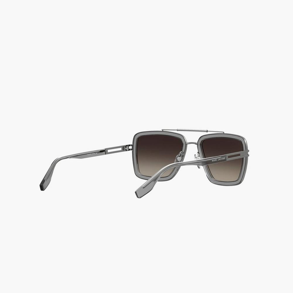 Marc Jacobs Icon Square Pilot Slnecne Okuliare Damske Siva | ZTME-58720
