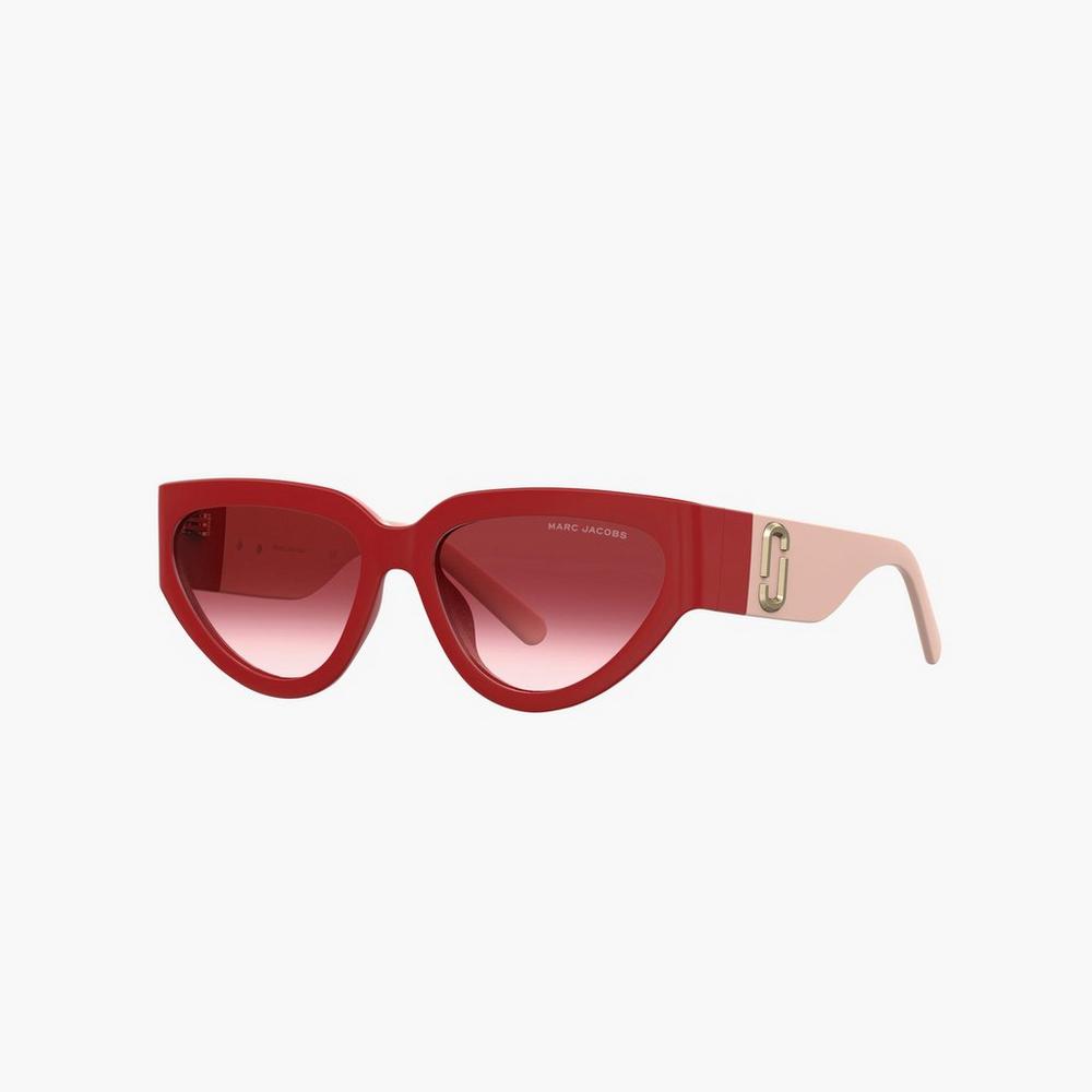 Marc Jacobs J Marc Cat Eye Slnecne Okuliare Damske Červené | GPNT-59304