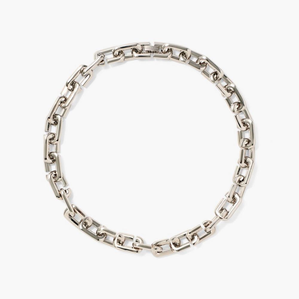 Marc Jacobs J Marc Chain Link Náhrdelník Damske Strieborne | QBFN-60782