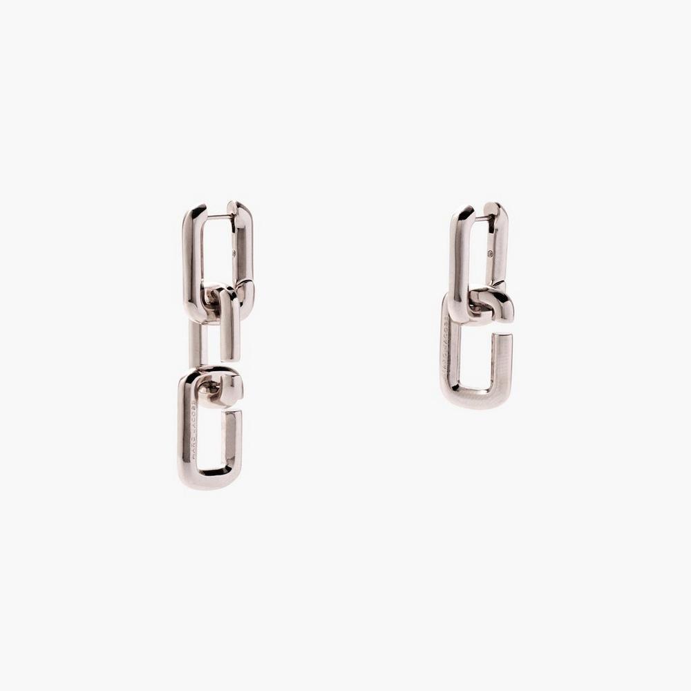 Marc Jacobs J Marc Chain Links Nausnice Damske Strieborne | HDJA-06137