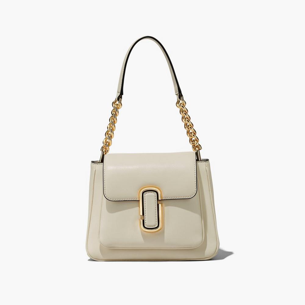 Marc Jacobs J Marc Chain Mini Satchel Taske Damske Biele | CYFL-23984