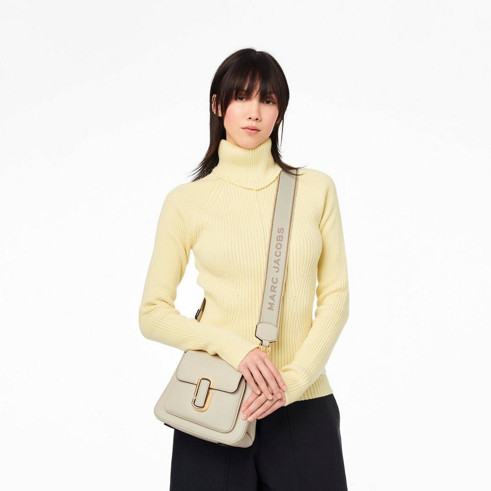 Marc Jacobs J Marc Chain Mini Satchel Taske Damske Biele | CYFL-23984