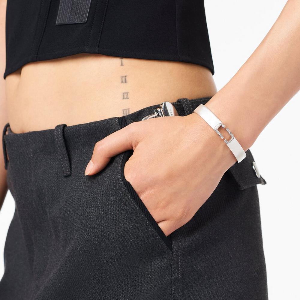 Marc Jacobs J Marc Crystal Naramky Damske Strieborne | MHAJ-89571