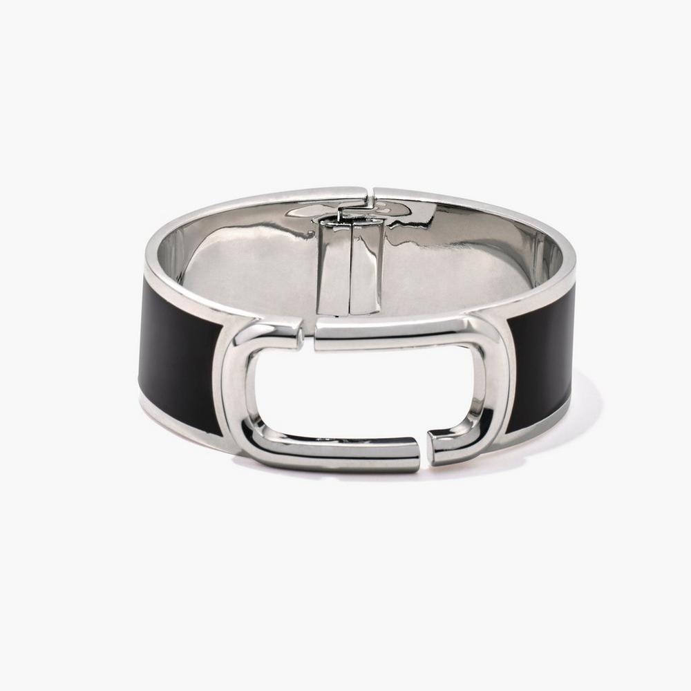 Marc Jacobs J Marc Large Hinge Naramky Damske Čierne Strieborne | DXFB-23089