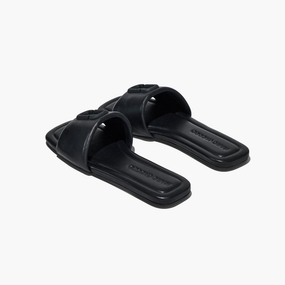 Marc Jacobs J Marc Leather Sandále Damske Čierne | JXBP-24159