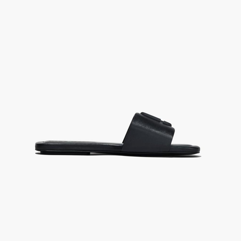 Marc Jacobs J Marc Leather Sandále Damske Čierne | JXBP-24159