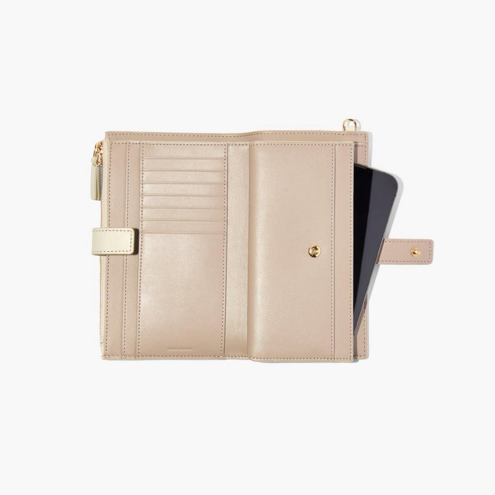 Marc Jacobs J Marc Phone Wristlet Velke Penazenky Damske Biele | MHXS-68351