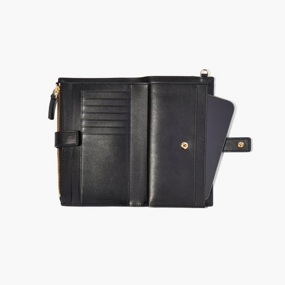 Marc Jacobs J Marc Phone Wristlet Velke Penazenky Damske Čierne | TFYN-23584