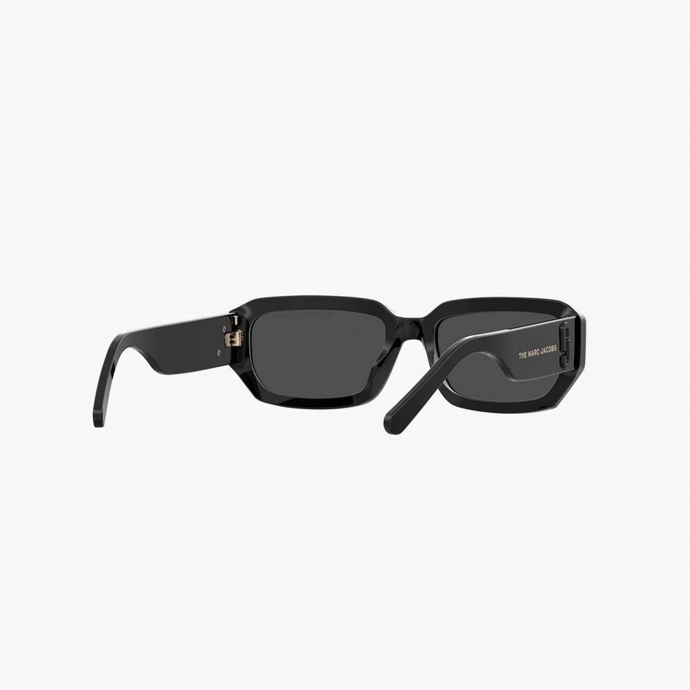 Marc Jacobs J Marc Rectangular Slnecne Okuliare Damske Čierne | LHZG-24613