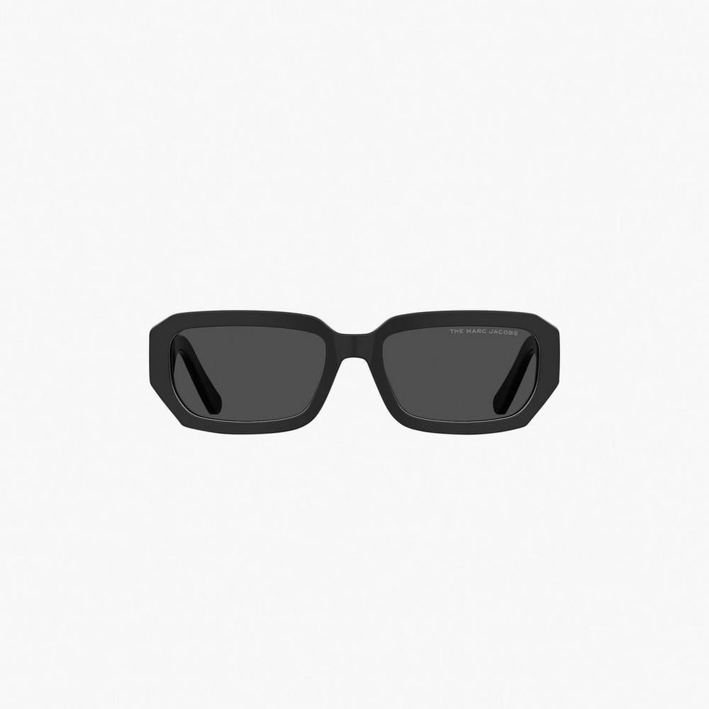 Marc Jacobs J Marc Rectangular Slnecne Okuliare Damske Čierne | LHZG-24613