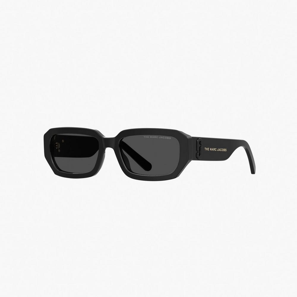 Marc Jacobs J Marc Rectangular Slnecne Okuliare Damske Čierne | LHZG-24613