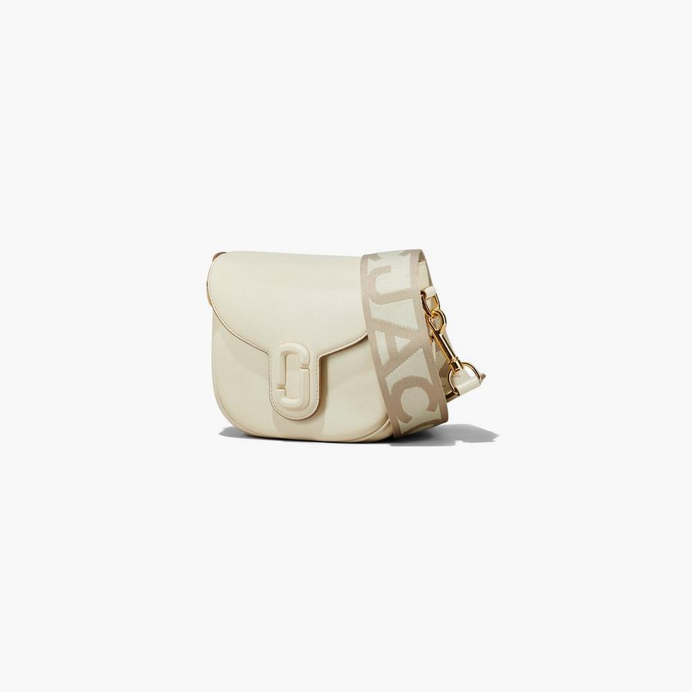 Marc Jacobs J Marc Small Sedlové Tašky Damske Biele | VZBR-12734