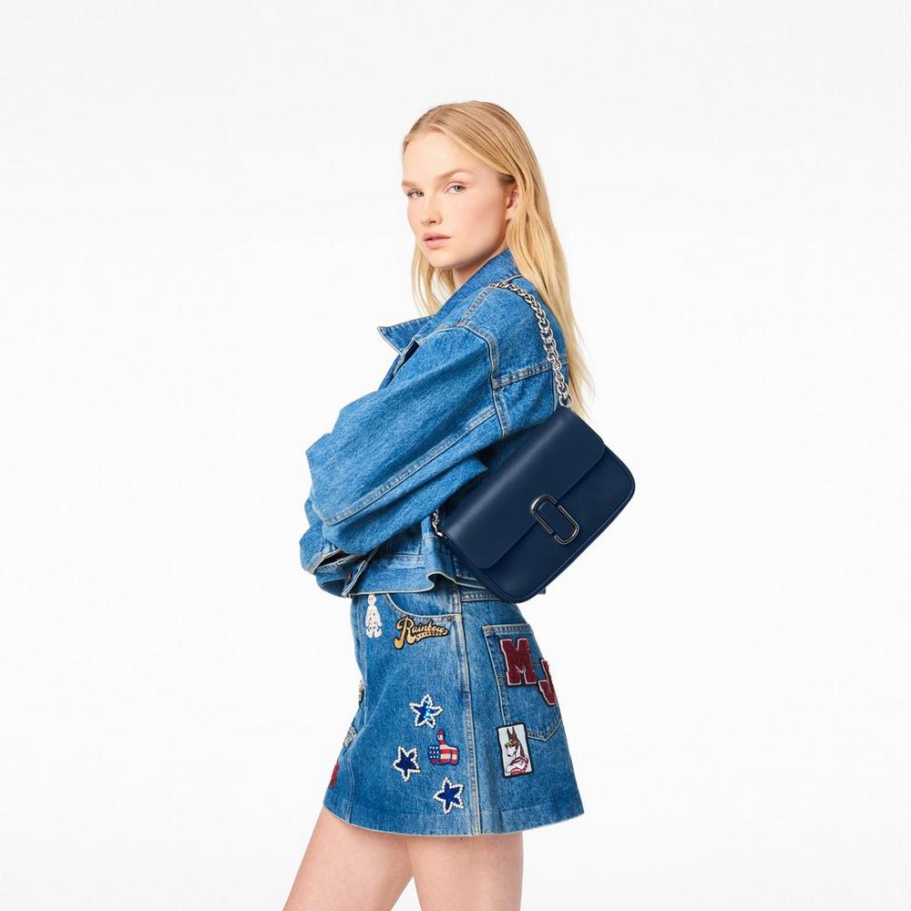 Marc Jacobs J Marc Soft Taška Cez Rameno Damske Modre | CIRP-05412