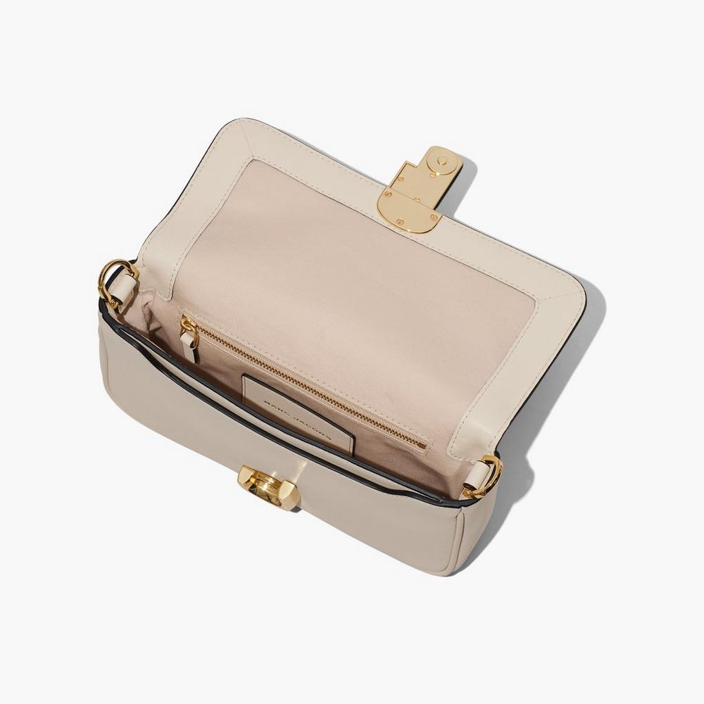 Marc Jacobs J Marc Soft Taška Cez Rameno Damske Biele | DOZA-67348