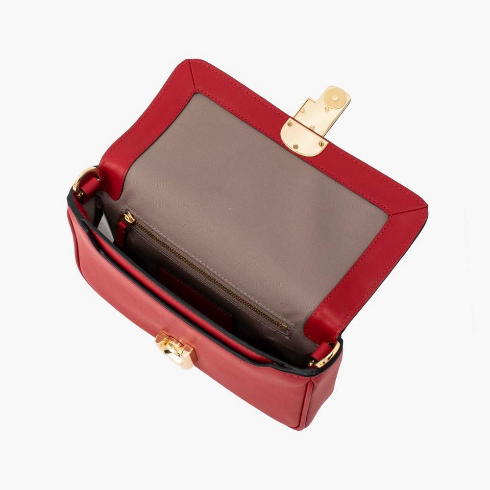 Marc Jacobs J Marc Soft Taška Cez Rameno Damske Červené | FNQE-01253