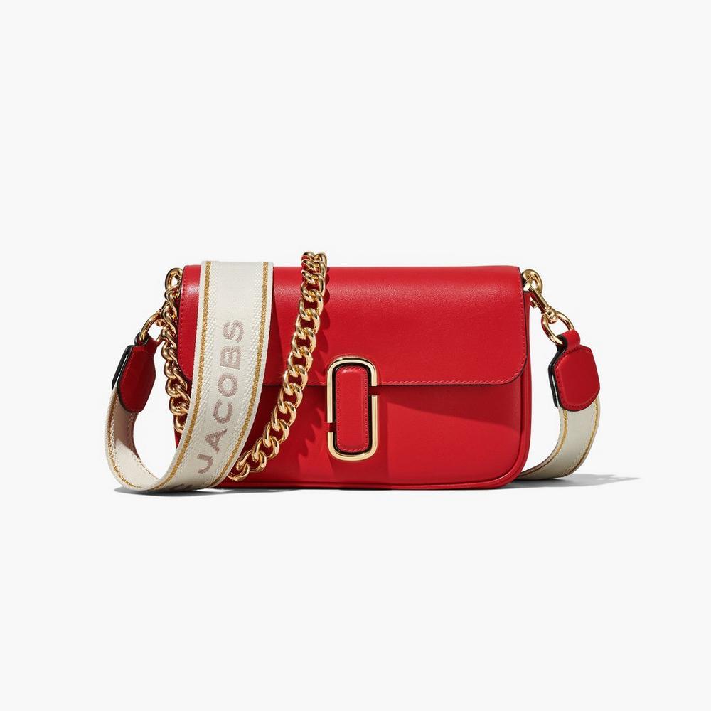 Marc Jacobs J Marc Soft Taška Cez Rameno Damske Červené | FNQE-01253