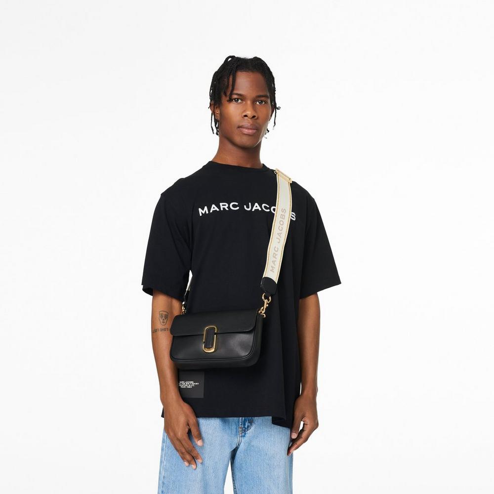 Marc Jacobs J Marc Soft Taška Cez Rameno Damske Čierne | LBFM-36952