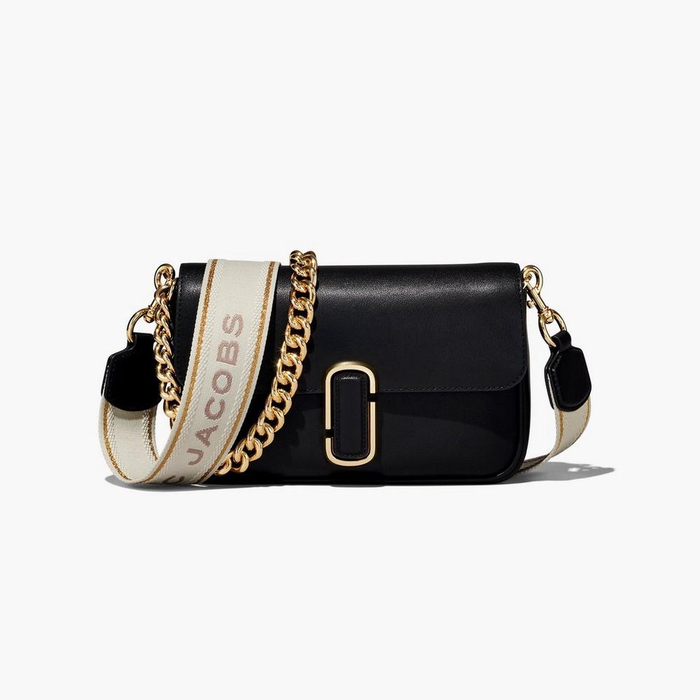 Marc Jacobs J Marc Soft Taška Cez Rameno Damske Čierne | LBFM-36952
