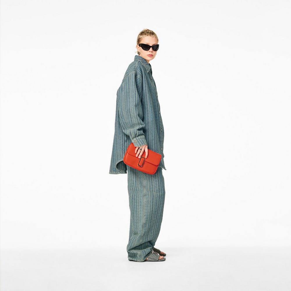 Marc Jacobs J Marc Soft Taška Cez Rameno Damske Oranžové | SHBO-01673