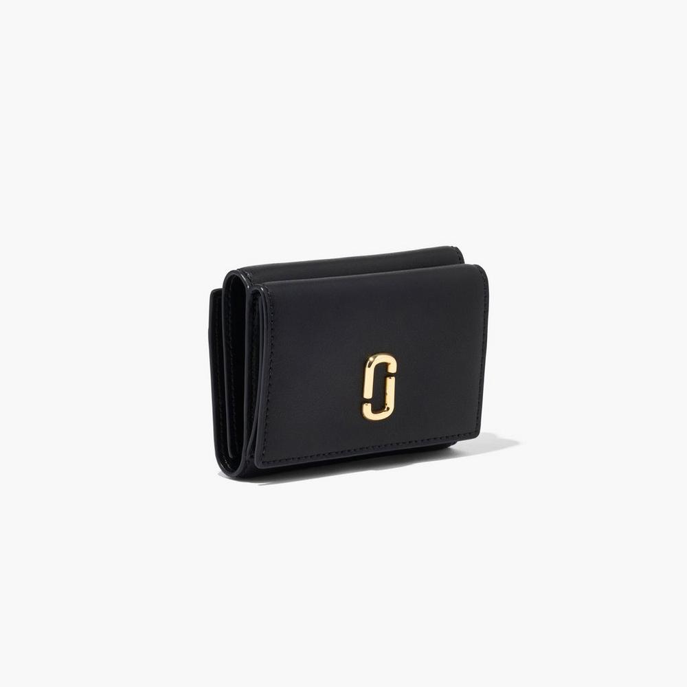 Marc Jacobs J Marc Trifold Velke Penazenky Damske Čierne | GUAL-58094