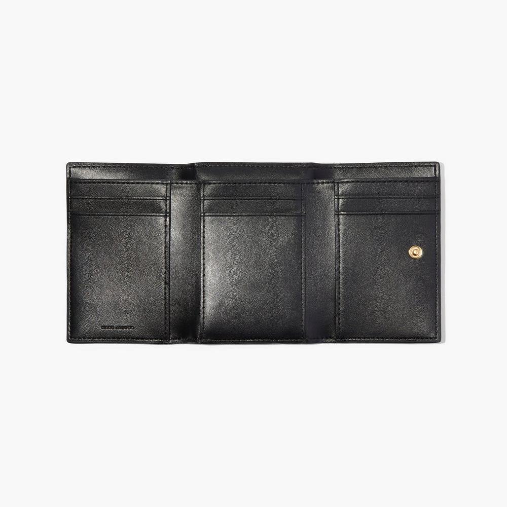 Marc Jacobs J Marc Trifold Velke Penazenky Damske Čierne | GUAL-58094